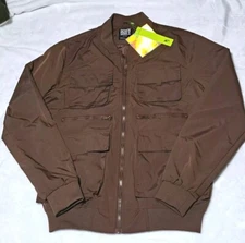 NWT Seven Souls New York Full Zipper Jacket  New Mens Sz Small Brown MSRP $128 