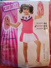 Girls Cheerleader Halloween Costume Size 8-10
