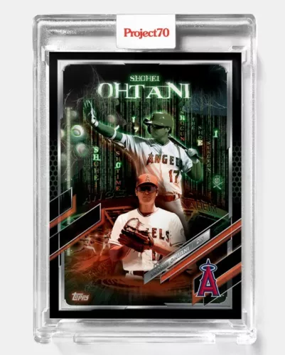 TOPPS PROJECT 70 CARD #550 SHOHEI OHTANI BY SHOE SURGEON ANGELS DODGERS 50-50