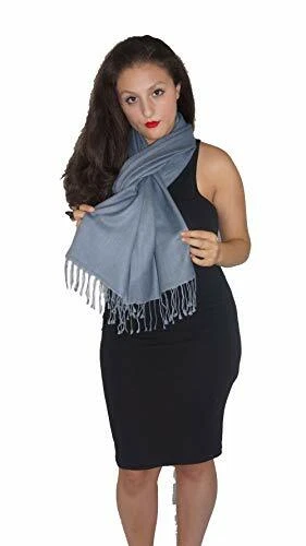 Scarf/Scarves/Pashmina Shawl/Shawl/Shawls/Cashmere Shawl/Cashmere Scarf-Med.Grey