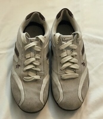 Original Penguin White and Brown Slip-OnSneakers Buy Original Penguin Mens Sabre Slip On Canvas Pumps Tan main image 4