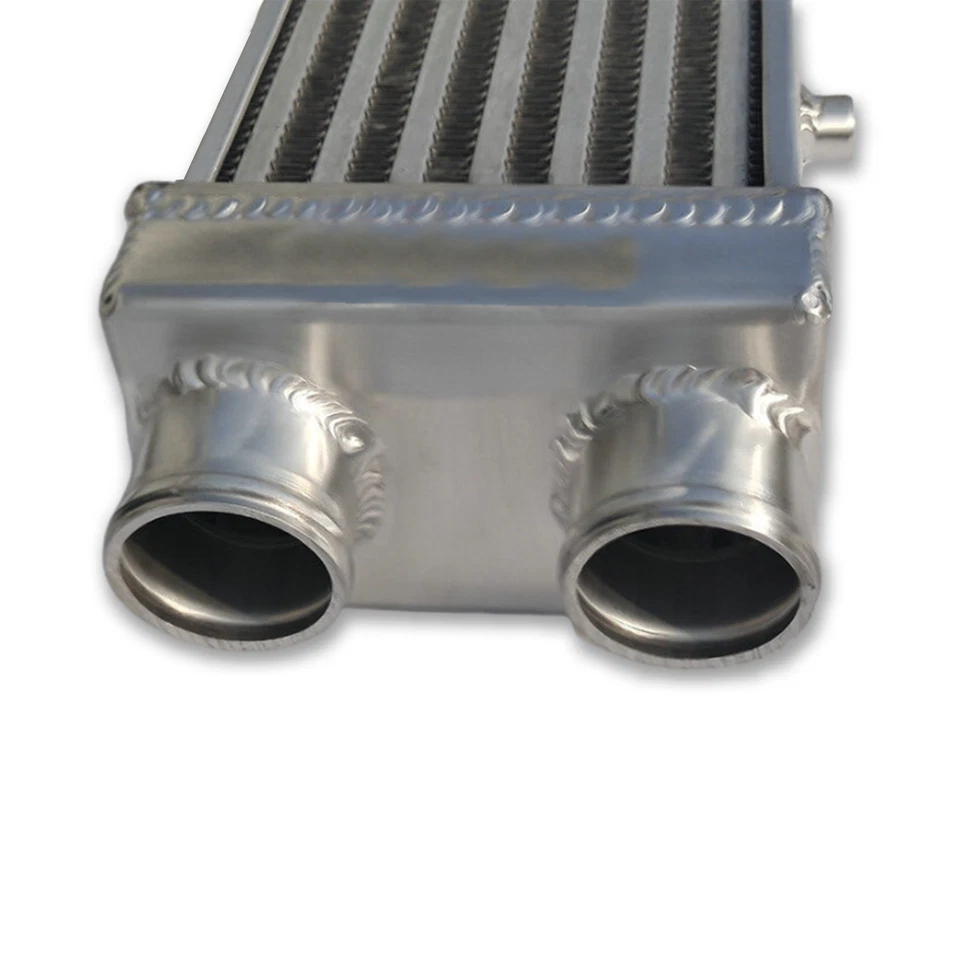 Front Mount Intercooler 26*7*3.3"In/Out 2.2" Universal Aluminum Chevrolet Audi - Image 2 of 4