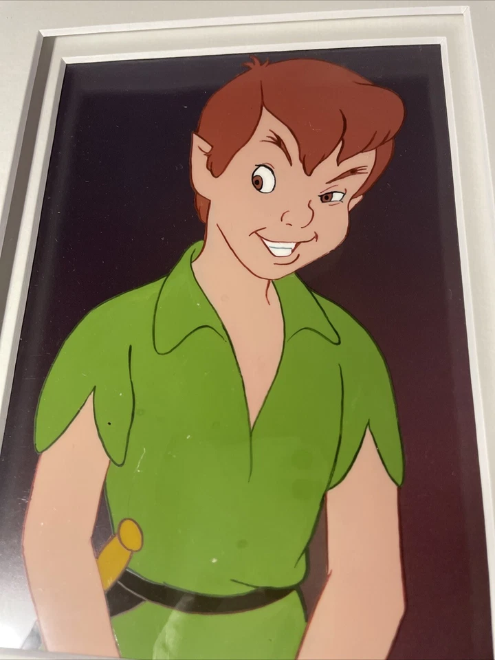 Peter Pan Animation Cels Walt Disney Production Art Vintage 1955 Cel Movie - Image 4 of 4