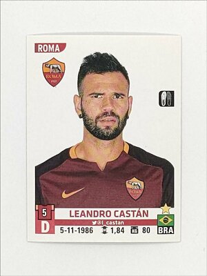 2015-16 Panini Calciatori Leandro Castan Roma #449