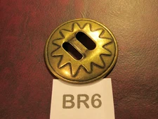 ROUND CONCHOS trinity SOLID BRASS antiqued HIGH QUALITY leather belt strap NEW 