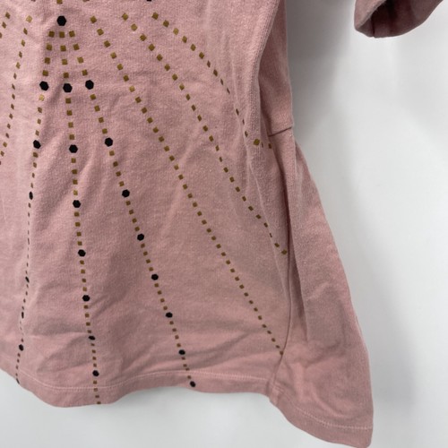 Tea Collection Girls Dress Girls 4 Pink Geometric Design Pink Boho Cottagecore - Picture 6 of 11