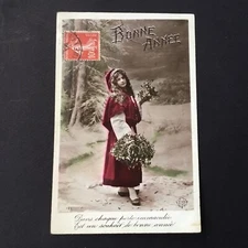 Old postcard good year 1908 Gui old postcard