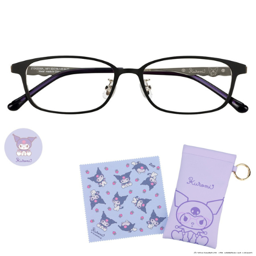 Kuromi Glasses Eyeglass Frame with Demo Lens Wellington Cloth