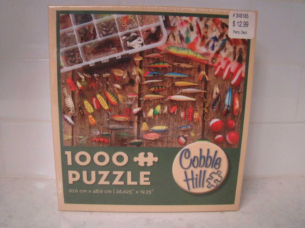 cobble hill fishing lures puzzle 1000 Hooked on Fishing- 1000pc – Golden Hour Gift Co but are relatively new to us as The Yorkshire Jigsaw Store Cobble Hill: Fishing Lures 1000