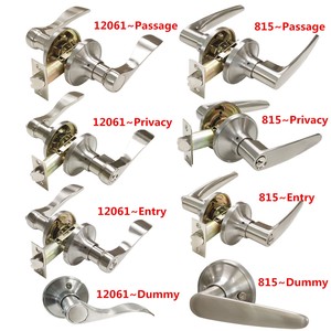 Details About Satin Nickel Interior Door Lock Levers Keyed Entry Keyless Privacy Passage Dummy