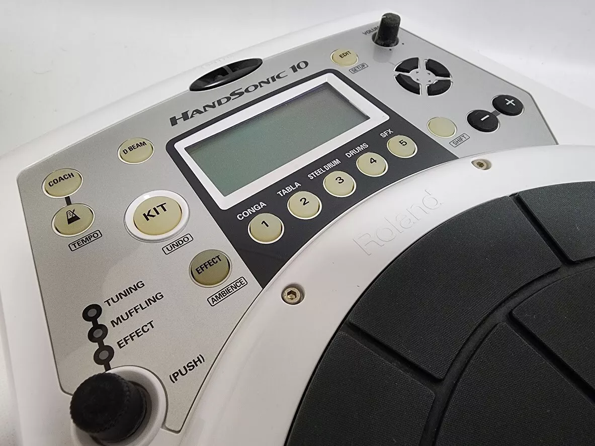 Roland HPD-10 HandSonic Electric Percussion Drum Rhythm Coach White Roland HPD-10 HandSonic Electric Percussion Drum Rhythm Coach White