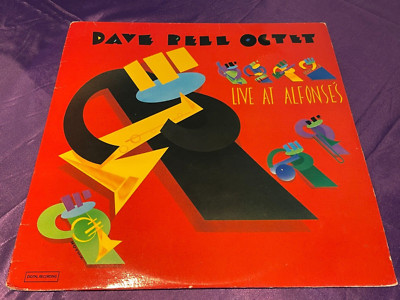 Dave Pell Octet - Live at Alfonses - Vinyl Record LP Album - 1988 Dominion