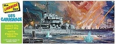 Lindberg USS Carronade Bobtail Battle Cruiser - Plastic Model Military Ship Kit