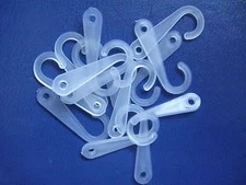 250/500PCS Plastic J Hook Portable Pothook Hanger for Cap Socks Small Accessory