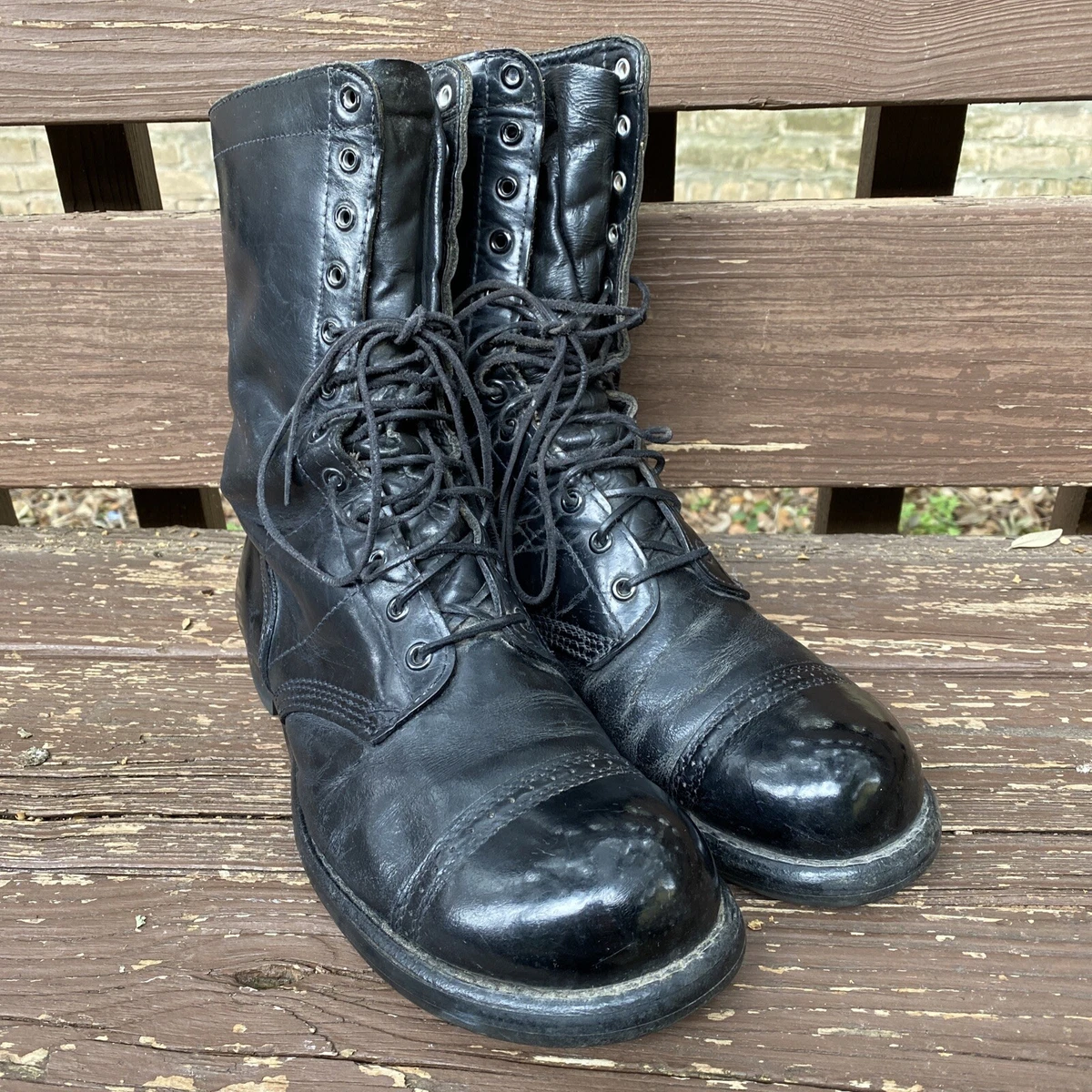 Military store jump boots