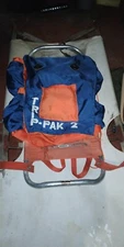 Vintage external frame hiking backpack