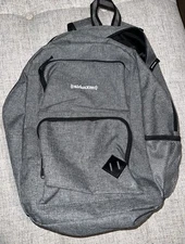 SiriusXm Gray  Backpack  / Book Bag New Without Tags Must See Photos