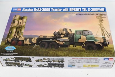 Hobby Boss 85511 Modell - Russian KrAZ-260B Tractor w/5P85TE Tel S-300PMU - 1:35