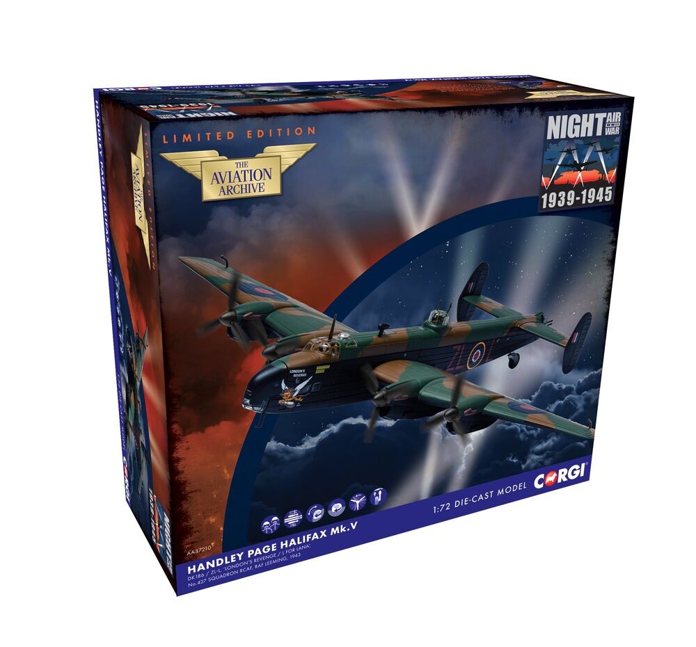 Corgi AA37210 1/72 Handley Page Halifax MkV London’s Revenge L for Lana