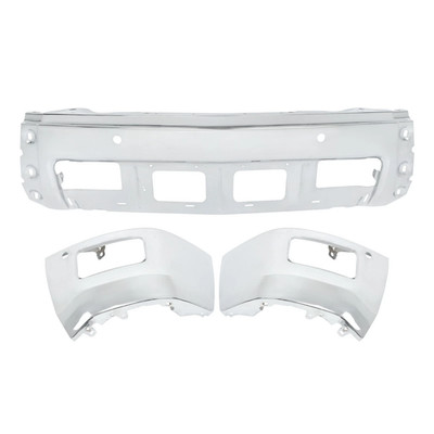 Front Bumper Face Bar Fit For Chevy Silverado 1500 2014-2015 W/ Fogs and Sensors