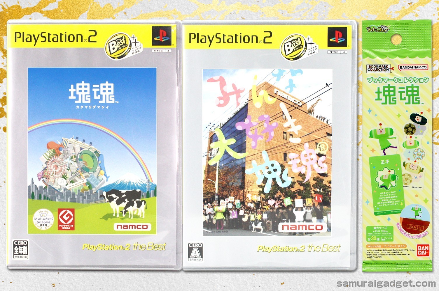 Katamari Damacy & We Love Katamari PlayStation 2 the Best (+Bookmark) Japan PS2
