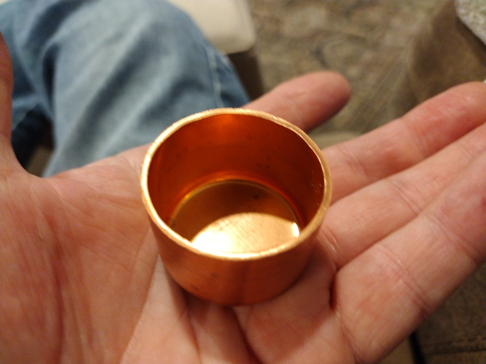 5 Nibco 1-3/8" Wrought Copper Sweat Pipe End Cap Plug 