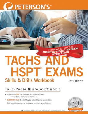 Peterson's TACHS and HSPT Exams Skills & Drills Workboo - Paperback / softback N