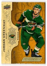 2018-19 Upper Deck Engrained Jordan Greenway Rookie 176/299 Minnesota Wild #76