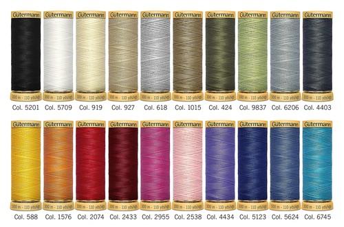 Gutermann Thread Set, Multi-Colour, 100 m - Picture 4 of 5