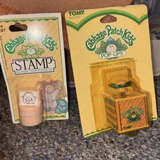 Vtg Cabbage Patch Kids Pop- Ups And Stamp CPK