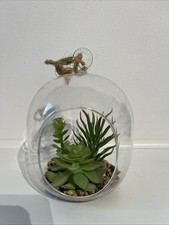 Dekofigur Pflanzen Im Glas Glasfigur