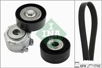Keilrippenriemensatz Schaeffler INA 529 0018 10 FüR SW Picasso 2A 2E N68 206 406