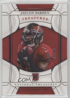 2021 Panini National Treasures Treasured Rookies 33/99 Jaelon Darden RC 0nr3