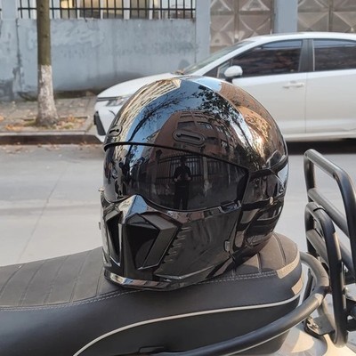 Retro Motorradhelm ABS leichte Motorradvollhelme