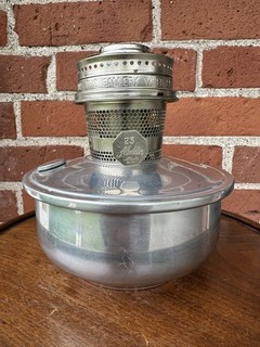 Aladdin Model #23 Oil Lamp Burner & Font never used