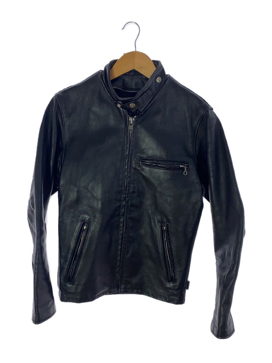 Schott Single Riders Jacket/-/Leather/Blk 31901