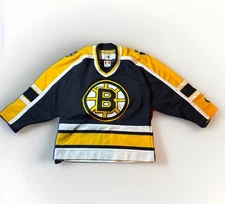 Vintage Boston Bruins Koho NHL Jersey Size Youth S/M VTG Rare Old Logo