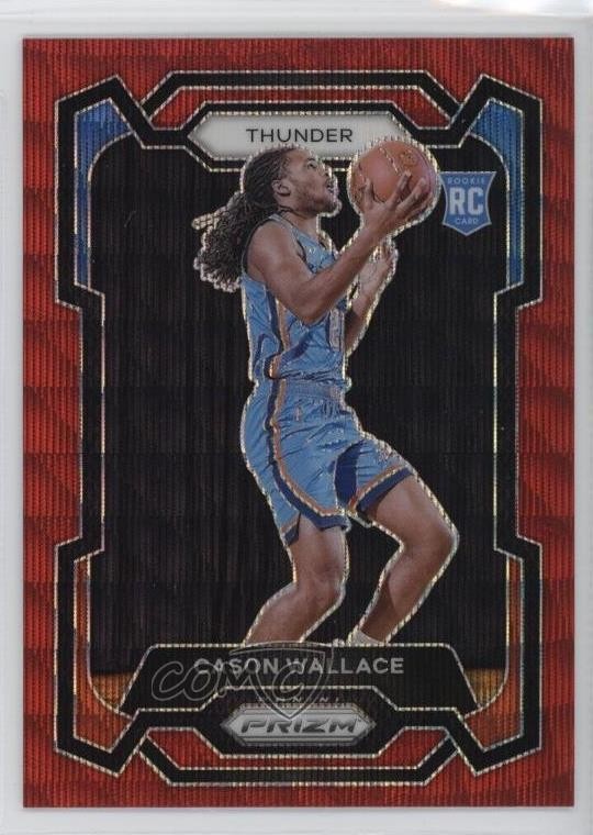 2023-24 Panini Prizm Ruby Wave Prizm Cason Wallace #139 1fb7