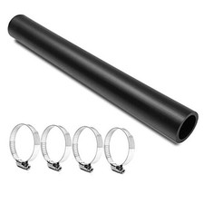 Gasoline Fuel Filler Neck Hose with 4 Hose Clamps,1 3/8 inches Inside Diameter