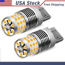 AUXITO Amber 7443/7440 LED Turn Signal Light Bulbs Canbus Flash Anti-Hyper 2/4x