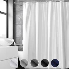 Tenda Da Doccia 180 X 200 Cm, Antimuffa, Lavabile, Ad Asciugatura Rapida, Imperm