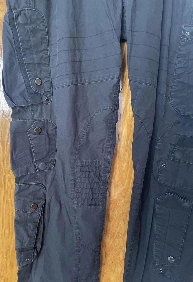 Брюки-карго тактические парашютисты Ralph Lauren RLX черные мужские размер 32 x 32 - Изображение 4 из 4