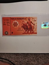 2017 Bank of Polymerbit 1/10 Ether 0.10 ETH Sample Test Print Crypto Cold Storag