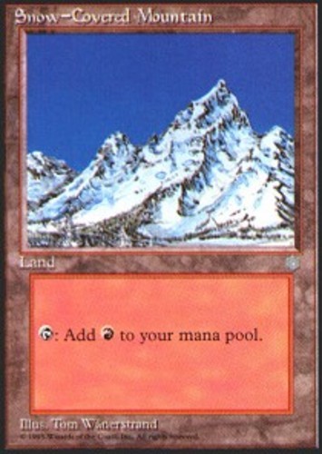 Snow-Covered Mountain - Ice Age # MTG Magic The Gathering - Picture 1 of 1