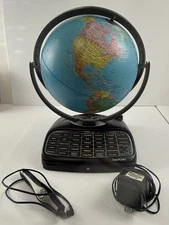 Oregon Scientific Talking Smart Globe Deluxe Edition With Pen Power Cord Tested