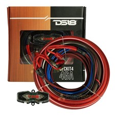 DS18 100 Copper 4 Gauge Amp Wiring Kit Installation OFC Up To 1680 Watt OFCKIT4