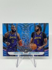 2022-23 Donruss Optic Optical Illusions Lebron James Anthony Davis