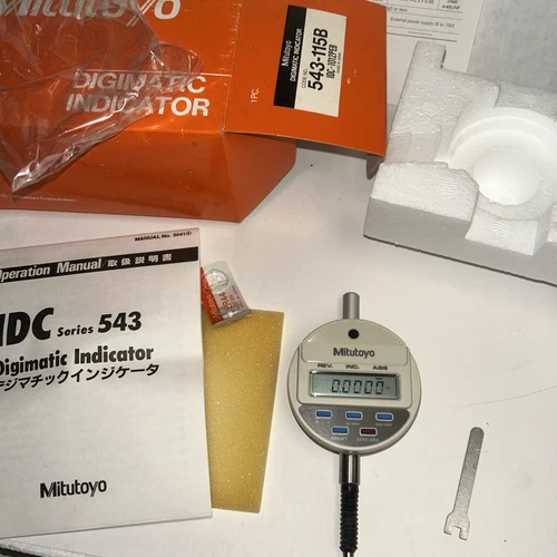 Mitutoyo 543-115B Dust Proof Digimatic Indicator IDC .5”/12.7mm .0005”/.01mm 