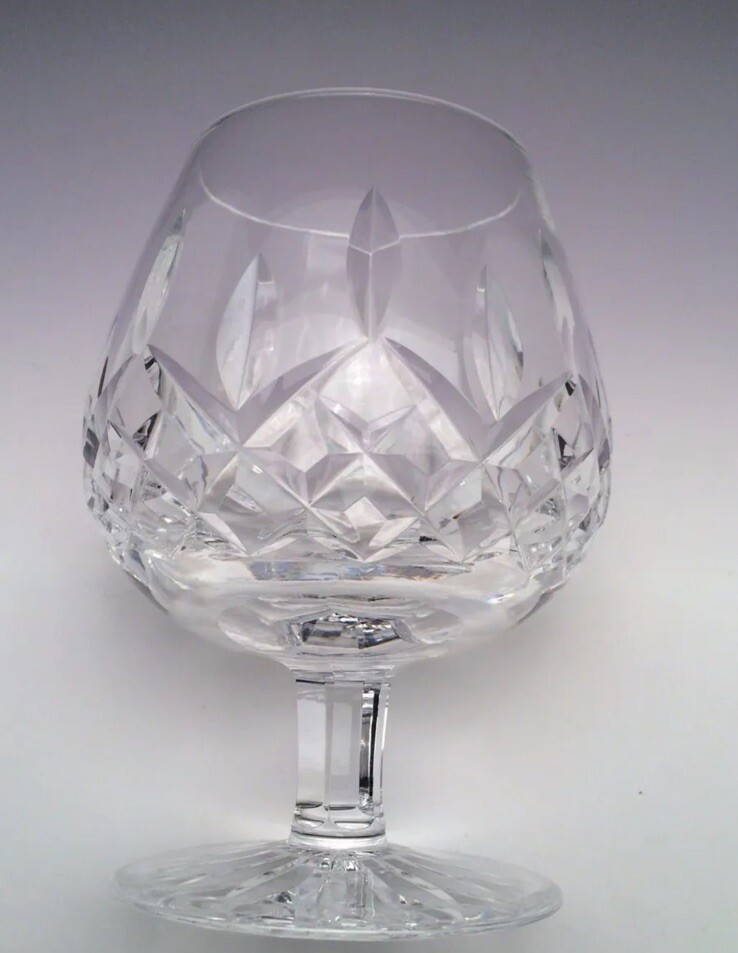 Lismore by Waterford Pair Of Clear Crystal Brandy Glasses eBay