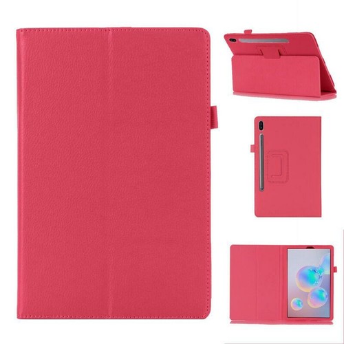 Leather Case For Samsung Galaxy Tab S7 FE T730 T736B 12.4 Smart Magnetic Cover - Picture 8 of 23